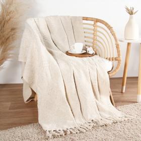 Плед SL Home Cotton 220*240 см , 100% хлопок, 370 гр/м2