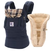 Bundle of Joy Ergobaby Carrier Organic Highland Navy Plaid