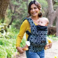 Ergobaby Carrier Designer Organic Petunia Pickle Bottom Evening in Innsbruck