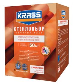 Клей обойный Krass стеклообои с индикатором 500 г | Красс