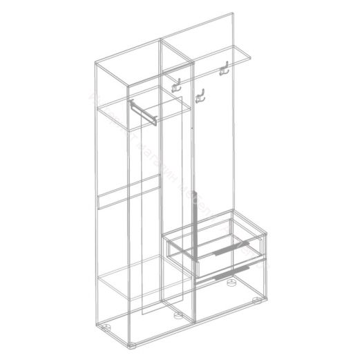 Прихожая "Стил" (левое исполнение)