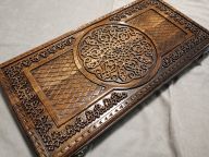 Нарды резные "Орнамент" средние 50