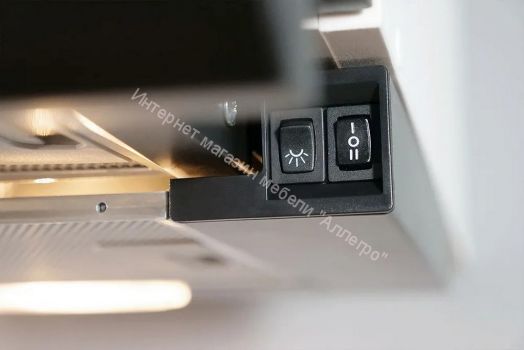 Встраиваемая вытяжка Elikor Интегра 50П-400-В2Л чёрный/нержавеющая сталь