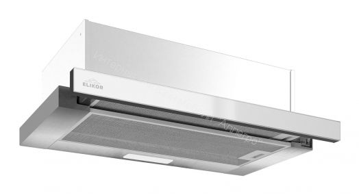 Вытяжка ELIKOR Интегра GLASS 45Н-400-В2Д (КВ II М-400-45-247) нерж./стекло белое