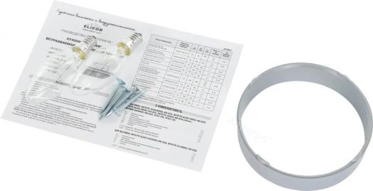 Вытяжка ELIKOR Интегра GLASS 45Н-400-В2Д (КВ II М-400-45-247) нерж./стекло белое