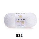 фото Пряжа BABY COTTON  205 Gazzal белый(GBC205-532)