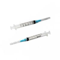 Шприц трехкомпонент. Луер Лок 2 мл с иглой 0,6х25 KOMETALINE (150/3000)