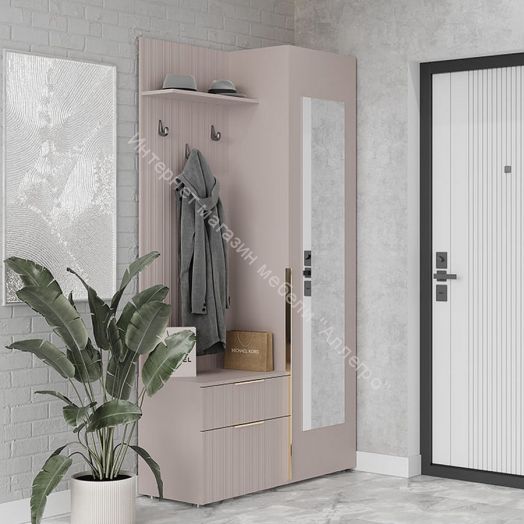 Прихожая с пеналом "Тефия" (правое исполнение)