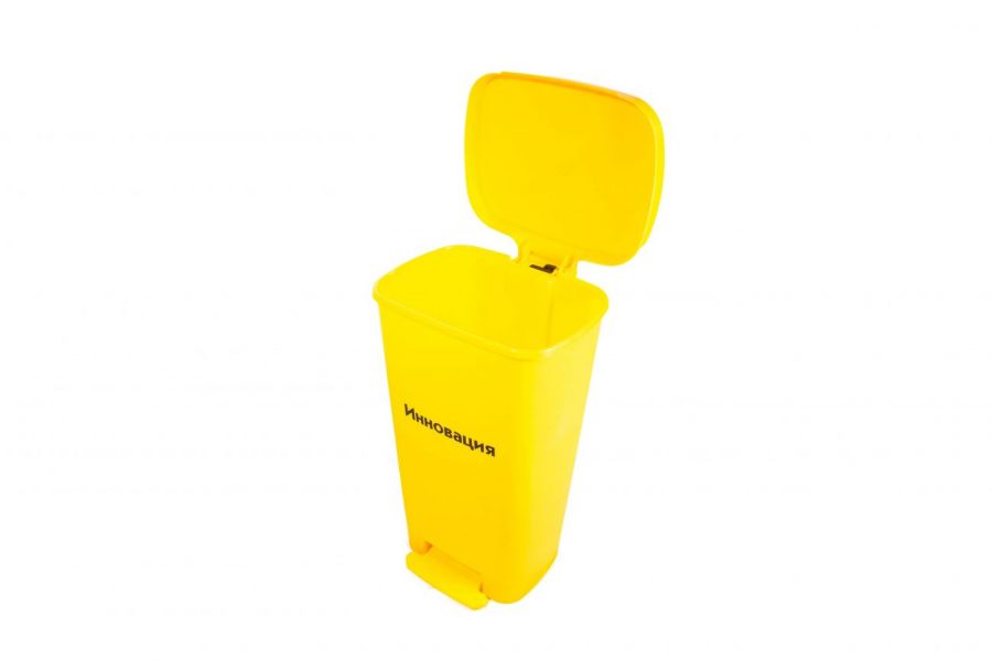 Конт.д/хр отх. Стандартная (в разборе) класс Б (желтый) объем 50 л ( квадр./прямоуг. , с педалью )
