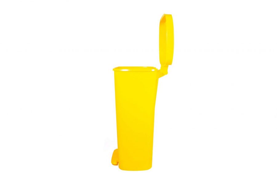 Конт.д/хр отх. Стандартная (в разборе) класс Б (желтый) объем 25 л ( квадр./прямоуг. , с педалью )