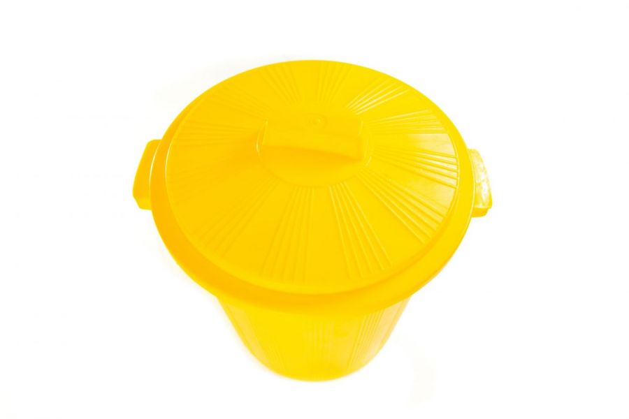 Конт.д/хр отх. Стандартная (в разборе) класс Б (желтый) объем 50 л ( круглый , без педали )