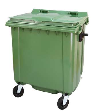 Конт.д/хр отх. В собранном виде класс А (зеленый) объем 1100 л ( квадр./прямоуг. , без педали )