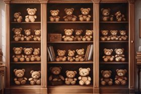 Фон стена "Teddy bears №2"