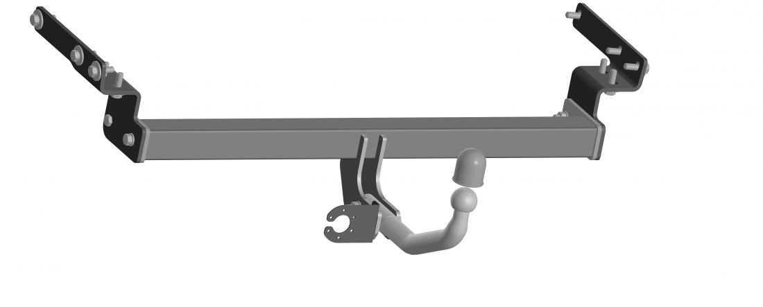 Фаркоп Mitsubishi Outlander IV 2022- крепление шара на двух болтах