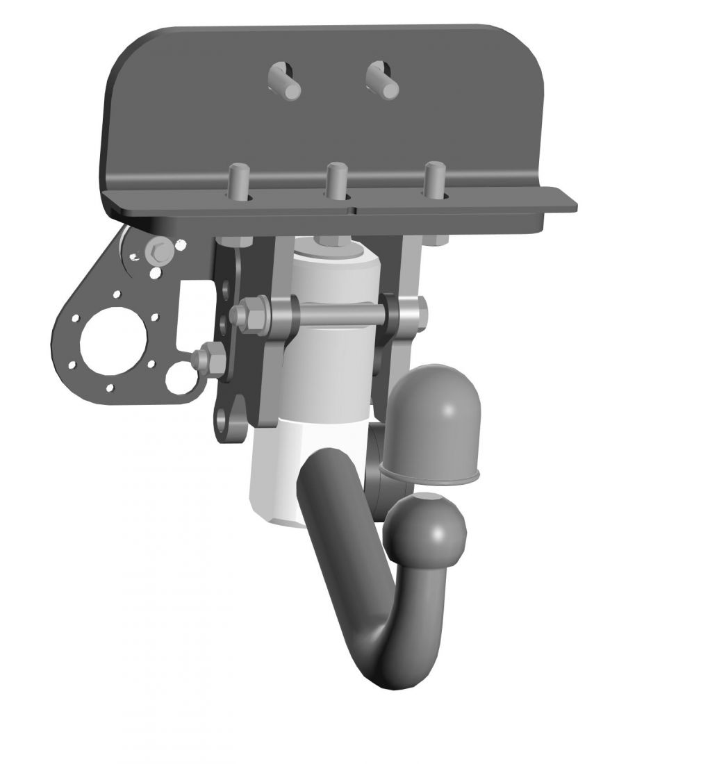 Фаркоп Toyota Land Cruiser 300 2021-, Lexus LX 2021- быстросъемное крепление шара, без ключа