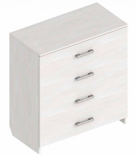 Комод с 4 ящиками 800 мм Бодега светлая
