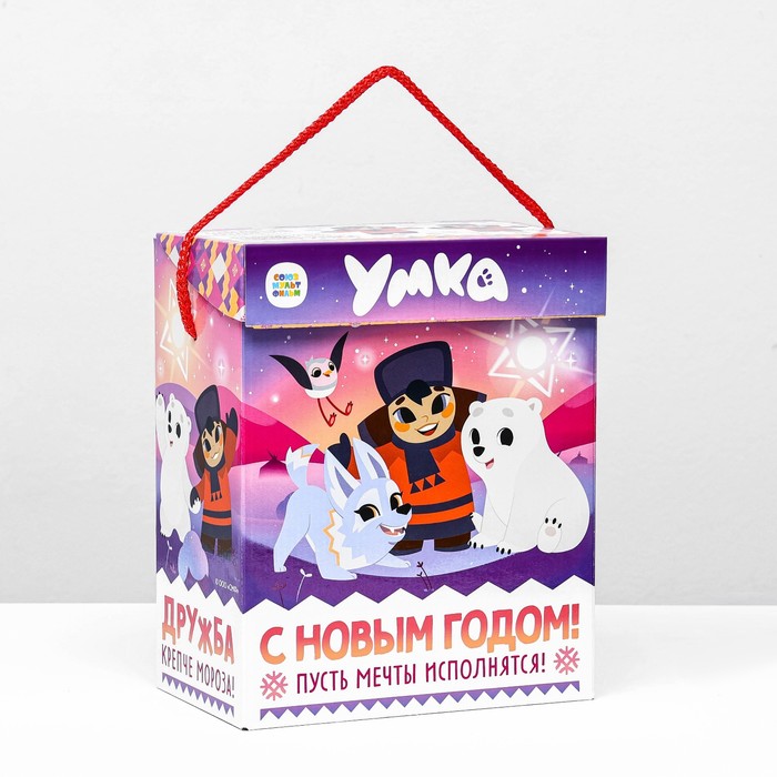 Коробка подарочная складная "Умка" 19,8 х 12 х 24,3 см.