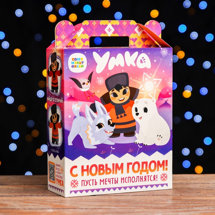 Коробка подарочная складная "Умка" 17 х 7 х 25 см.