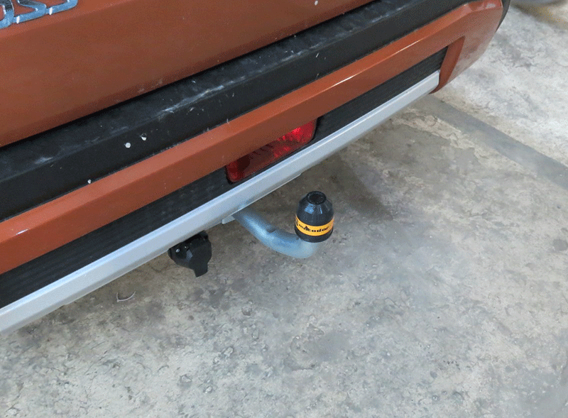 Фаркоп с оцинк. шаром Mitsubishi Xpander (только Cross) 2017- крепление шара на двух болтах