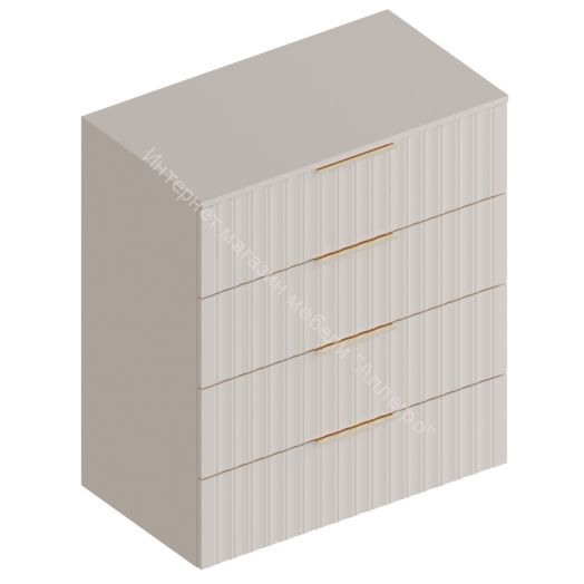 Комод с 4 ящиками "Тефия" Тефия/Софт Сантьяго