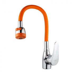 Смеситель однозахватный для кухни Melodia Ostessa оранжевый MDV40616Orange