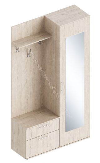 Прихожая (правое исполнение) 1150х2100х400 Пикар