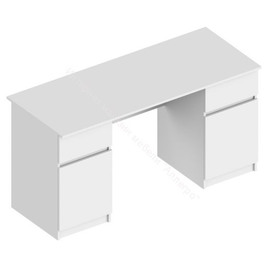 Стол письменный 2-х тумбовый "Бьянко"