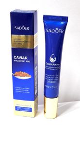 SADOER Крем для век CAVIAR + HA Антивозрастной, От Морщин ИКРА и Гиалуроновая Кислота 20г