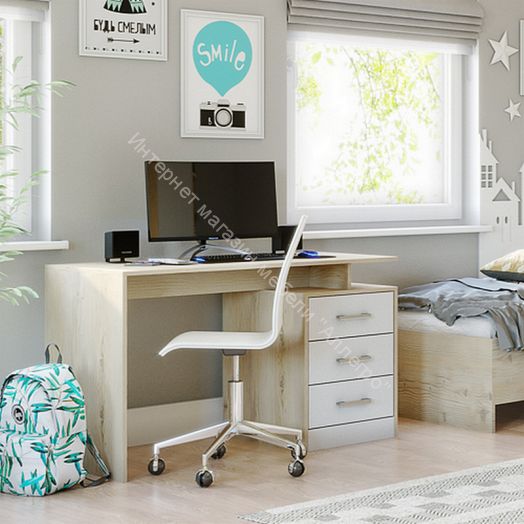 Стол письменный с одной тумбой "Милана"