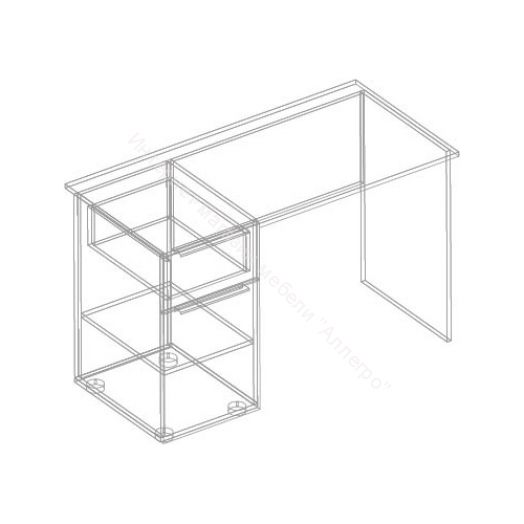 Стол письменный "Вита" (левое исполнение)