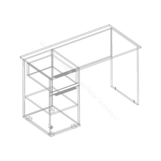 Стол письменный "Стил" (левое исполнение)