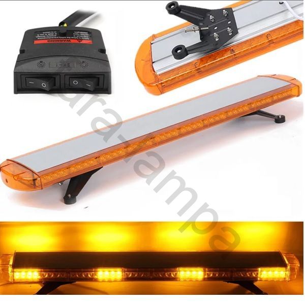 Проблесковая балка-панель оранжевого цвета