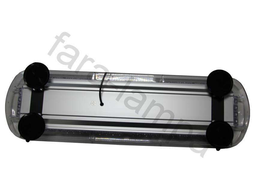 Проблесковая балка белый корпус оранжевого свечения 790мм