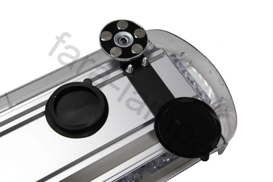 Проблесковая балка белый корпус оранжевого свечения 790мм