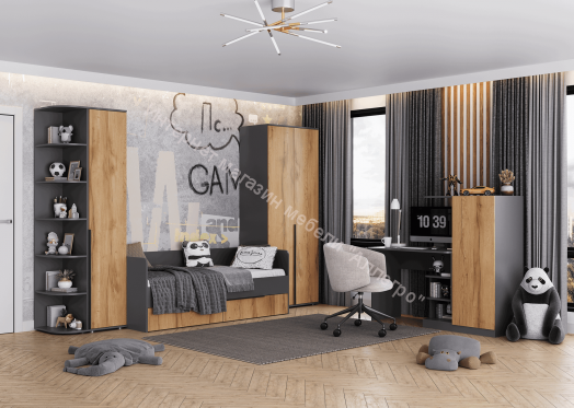 Стол письменный с пеналом "Стил" (правое исполнение)