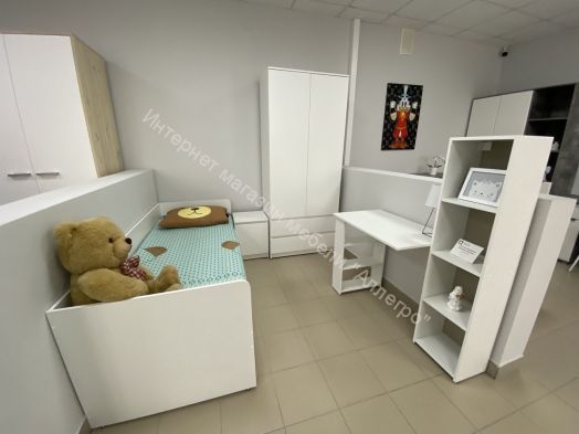 Стол письменный со стеллажом "Бьянко"