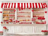 Фон стена "Hearts wall №2"