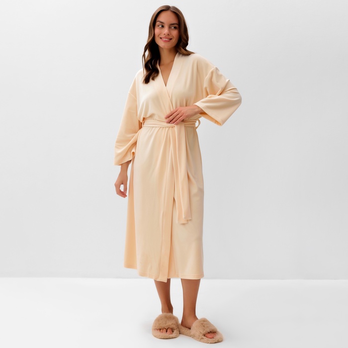 Халат женский KAFTAN Plushy  р. 52-54, молочный