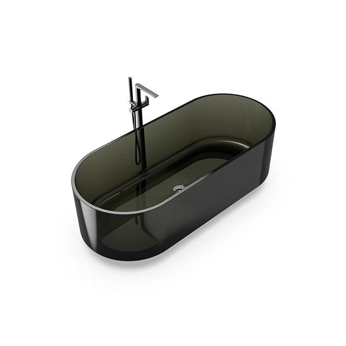 Изображение Отдельностоящая ванна Knief Oval Shape Solid Surface из полимерного материала 170х75х56 см 700030