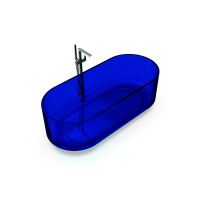 Отдельностоящая ванна Knief Oval Shape Solid Surface из полимерного материала 170х75х56 см 700030 схема 10