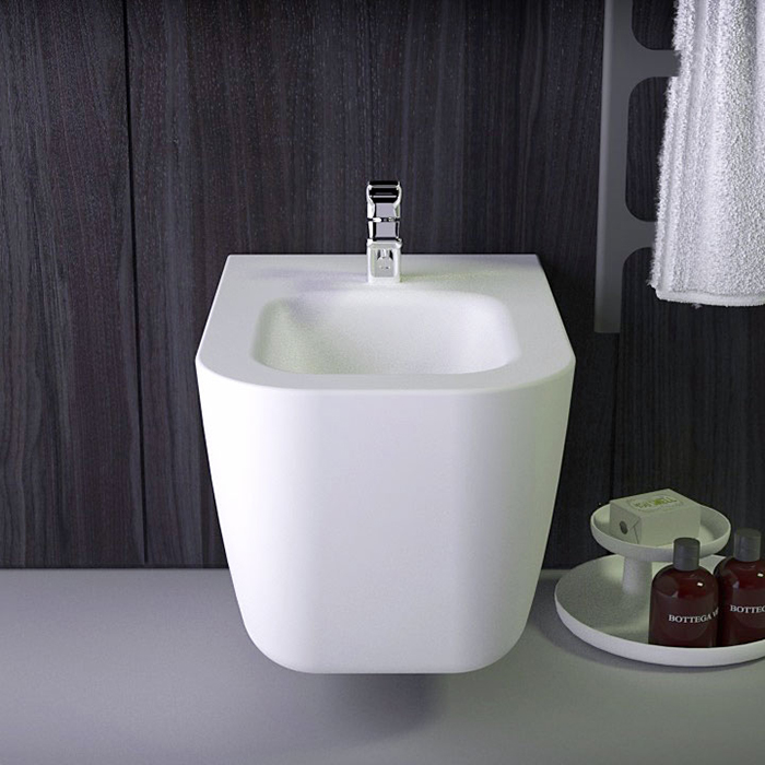 Изображение Подвесное биде Knief Pride с 1 отверстием под смеситель 52х39х33 см