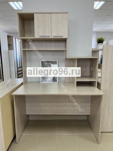 Компьютерный стол "СК-5" Велес Белый лофт