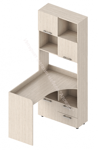 Стол компьютерный "Умка" (правое исполнение) Пикар