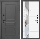 Входная дверь Лабиринт ОРЛЕАН 19 с Зеркалом Белый софт