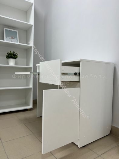 Компьютерный стол "СК-7" Велес (правый) Белый лофт