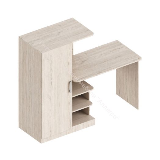 Стол письменный с пеналом (левое исполнение) Пикар