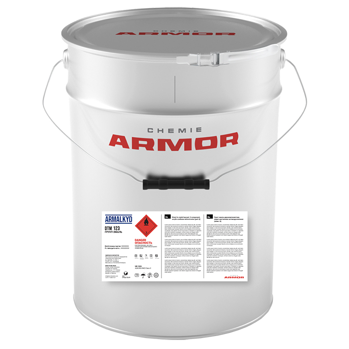Chemie Armor ARMALKYD DTM 123 база TR  (17,6кг.)