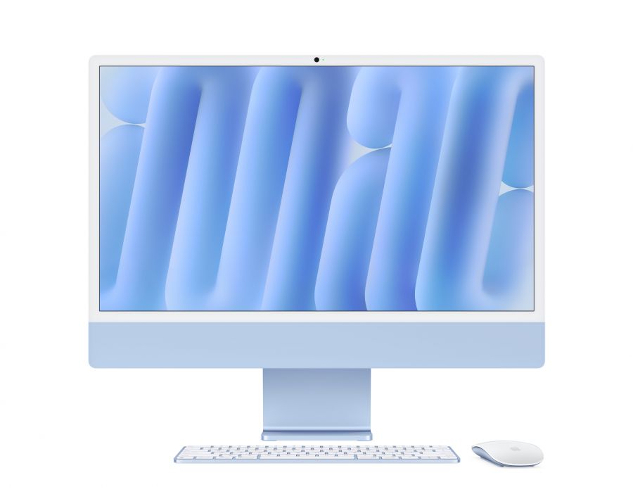 Моноблок Apple iMac 24" Retina 4,5K (M4 8C CPU, 8C GPU, 2024), 24Gb Ram, 256Gb SSD Blue