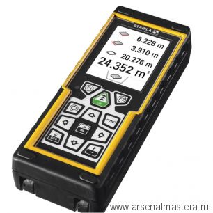 Лазерный дальномер LD 520 Bluetooth, 0,05 - 200 м, точность 1 мм  STABILA  18562