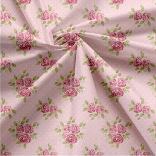 Ткань дюспо Букетики на розовом -  50х37 см limit